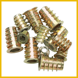 TUERCAS DE INSERCIÓN ROSCADAS 15MM – M6, M8 y M10 - (COD:100567 - 100569 - 100565)