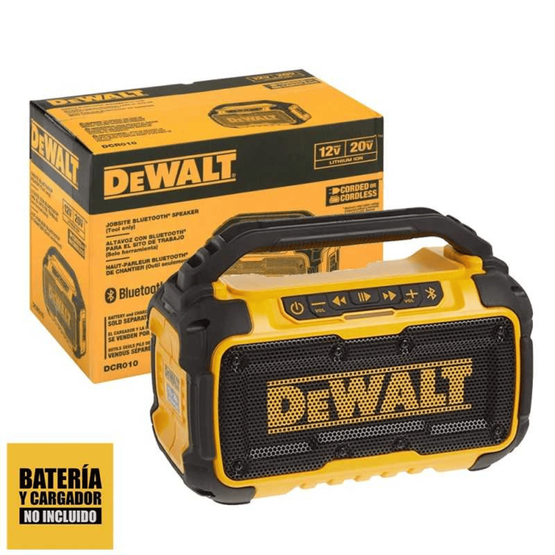 Parlante Altavoz 12V / 20V Bluetooth DCR010 Dewalt - COD:100725
