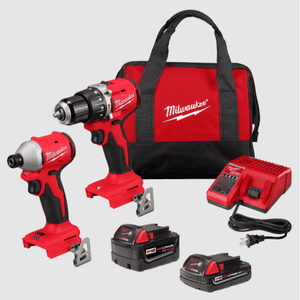 COMBO TALADRO + ATORNILLADOR Milwaukee 3693-22CX - COD:100684