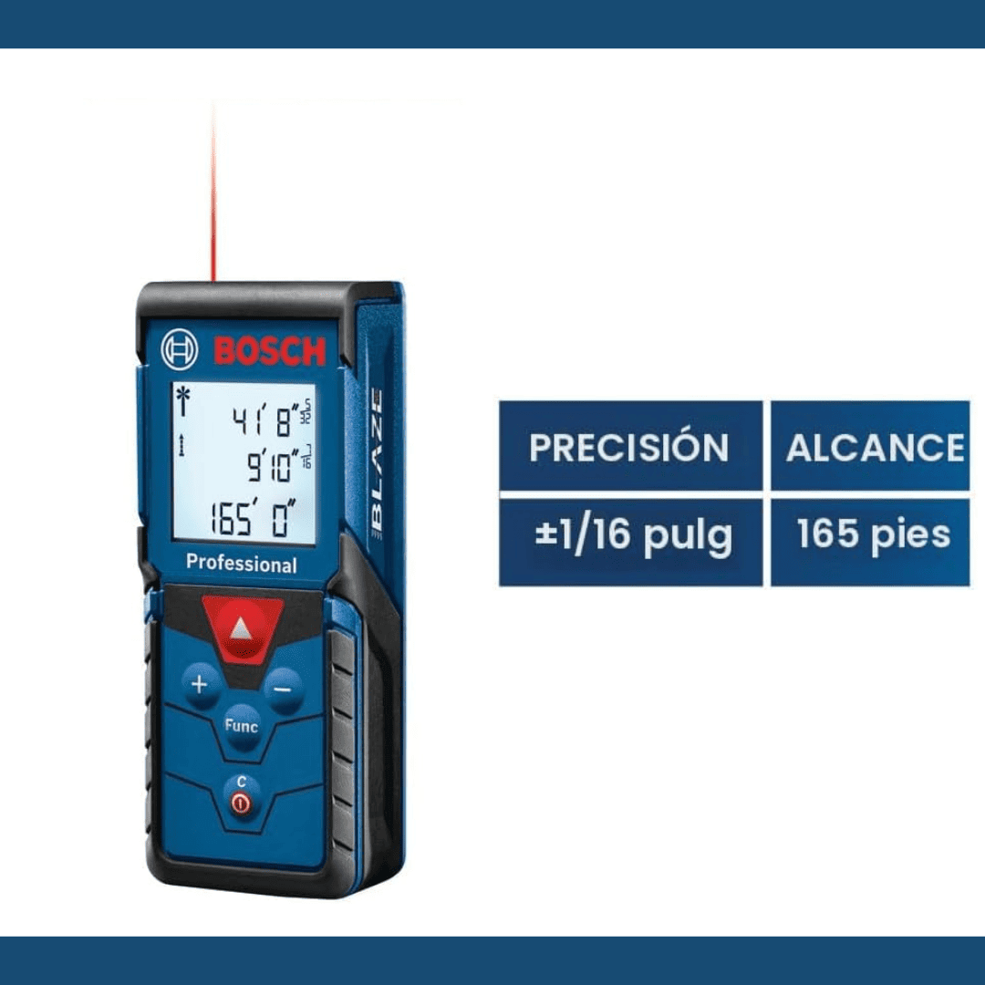 DISTANCIÓMETRO LASER BOSCH GLM165-22 - COD:100661