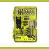 Set de 48 Piezas RYOBI A984802 – Corte, Perforación y Atornillado con Diamond Grit