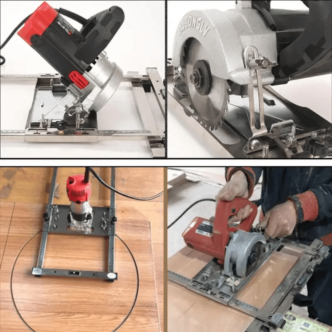 GUÍA DE BORDES PARA SIERRA CIRCULARES 7” y Ruteadora - COD:100293