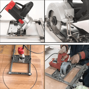 GUÍA DE BORDES PARA SIERRA CIRCULARES 7” y Ruteadora - COD:100293