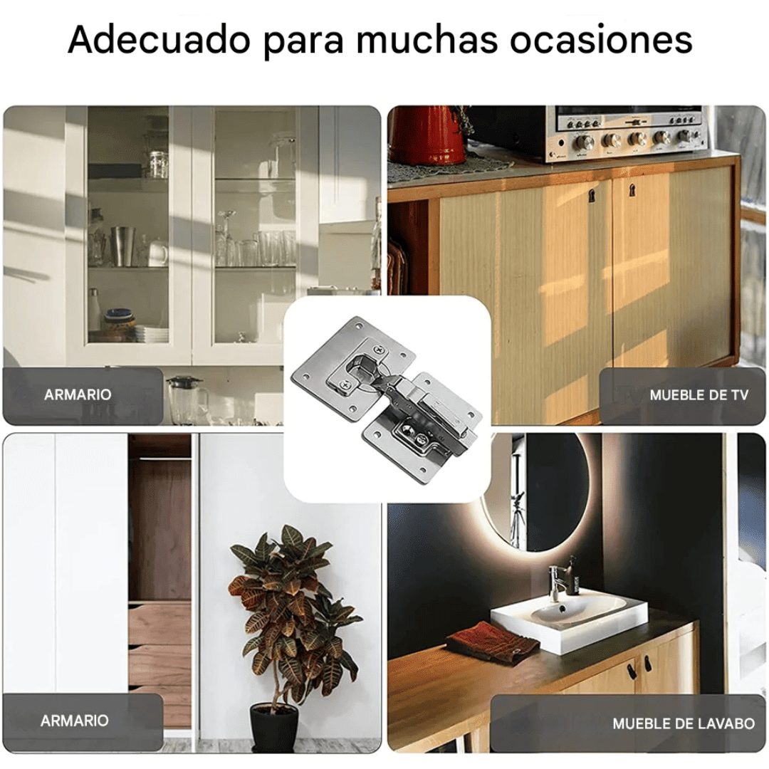 PAR DE PLACA REPARACIÓN PARA BISAGRAGRAS - COD:100003