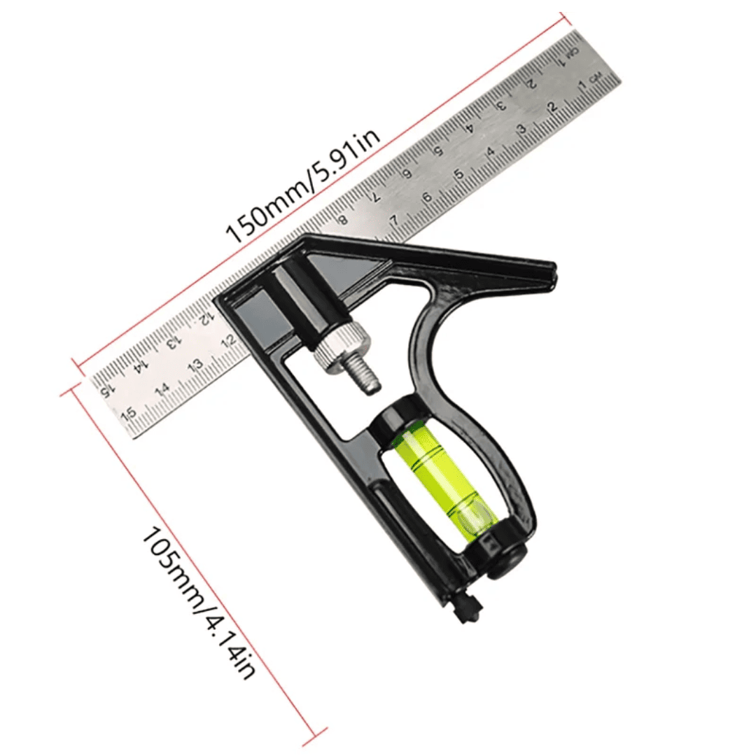 ESCUADRA  COMBINACIÓN 15CM - COD:100207