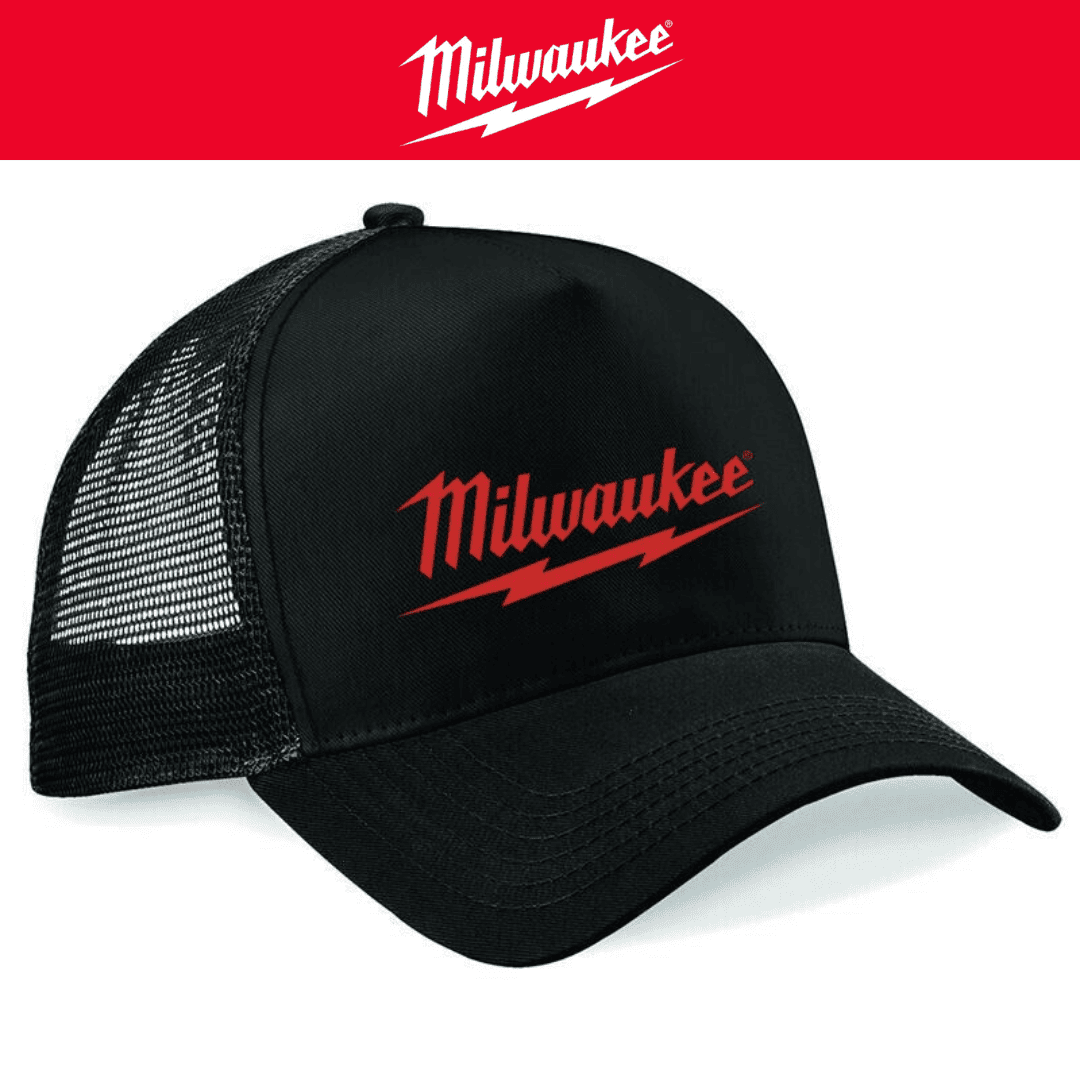 GORRA MILWAUKEE ROJA & NEGRO - COD:100583 - 100584