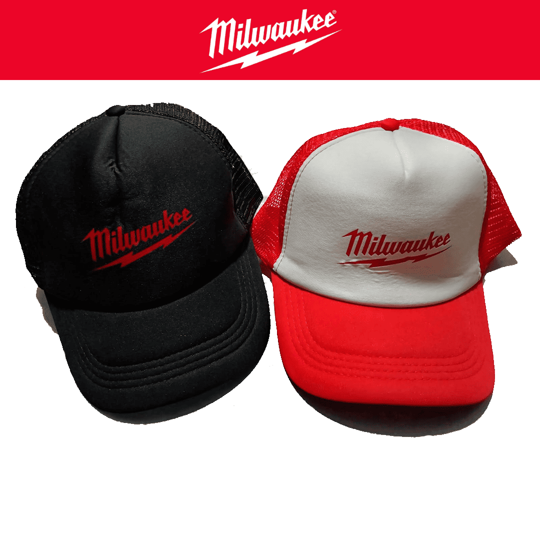 GORRA MILWAUKEE ROJA & NEGRO - COD:100583 - 100584
