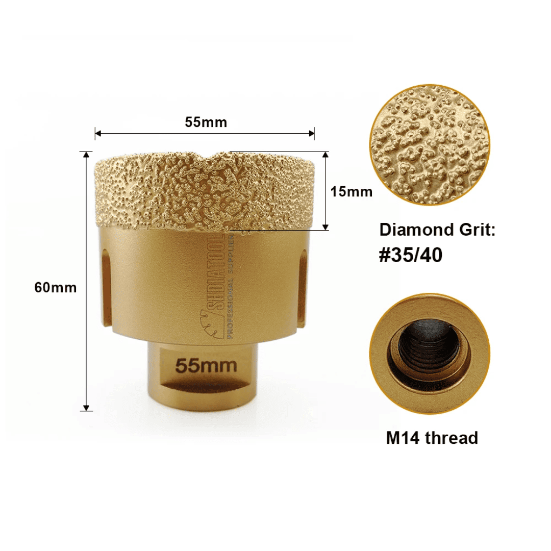 COPA DIAMANTADA ORO 35MM, 55MM & 110MM - (COD:100595 - 100596 - 100597)