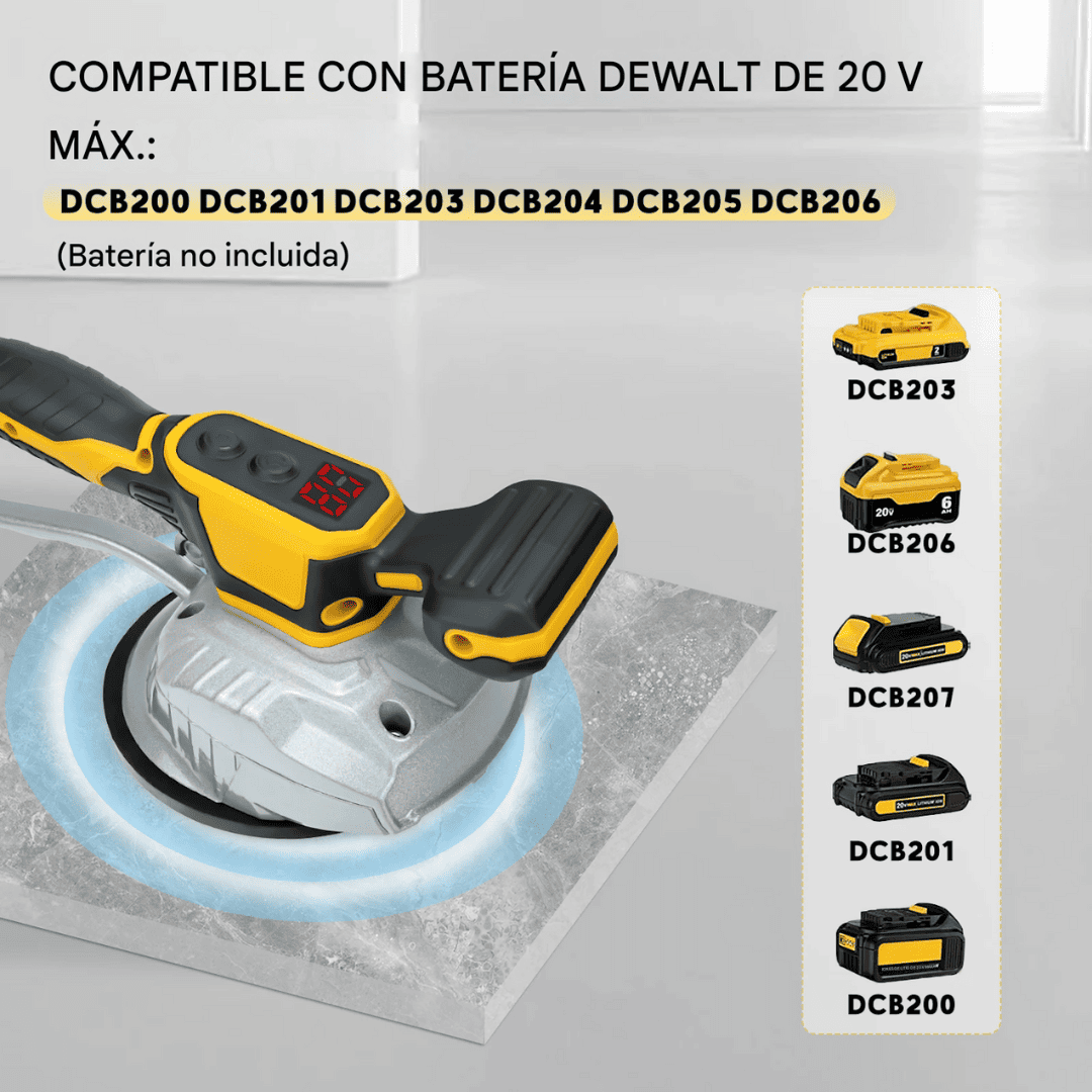 Ventosa vibradora COMPATIBLE batería DEWALT - COD:100605