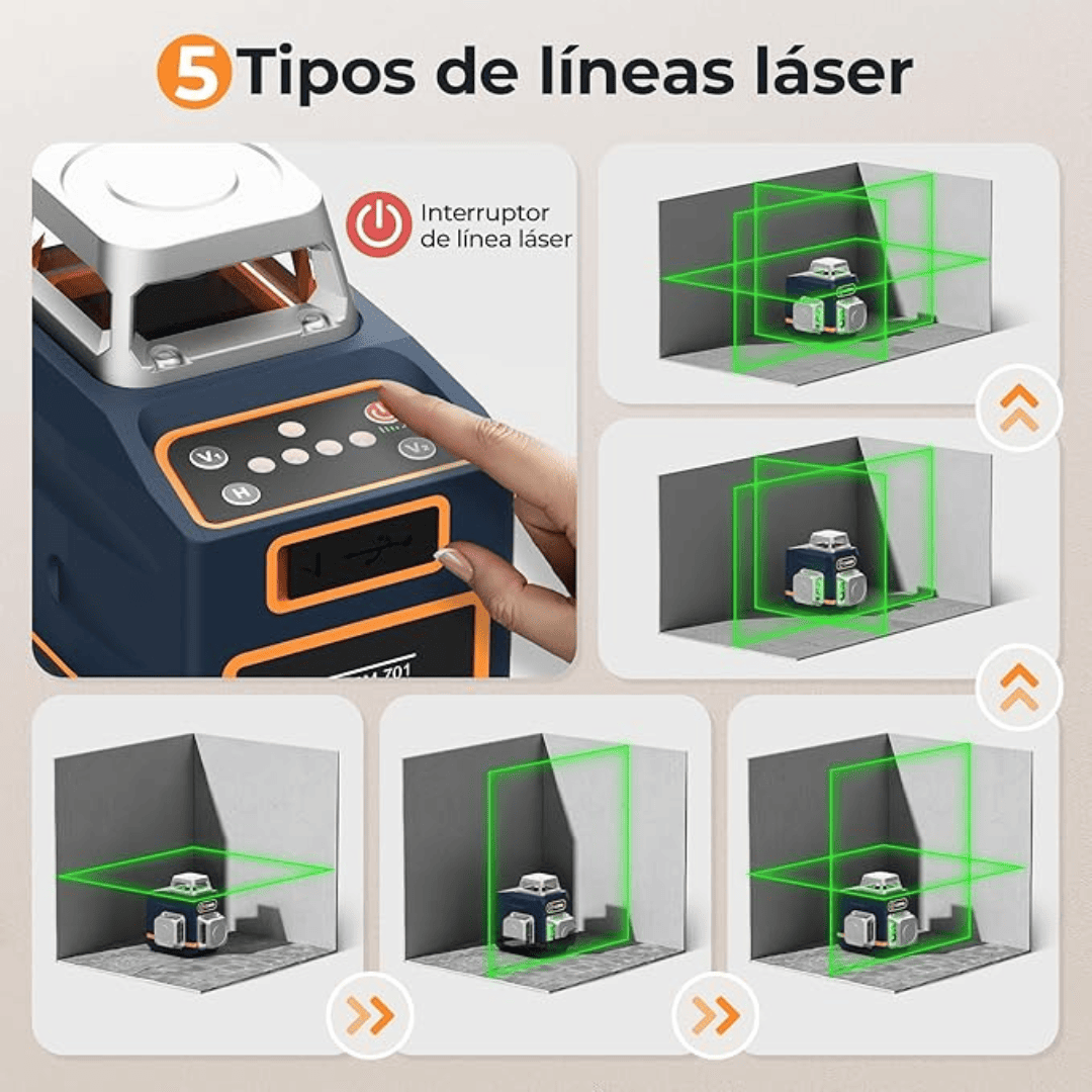 NIVEL LASER CIGMAN CM701 - COD:100750