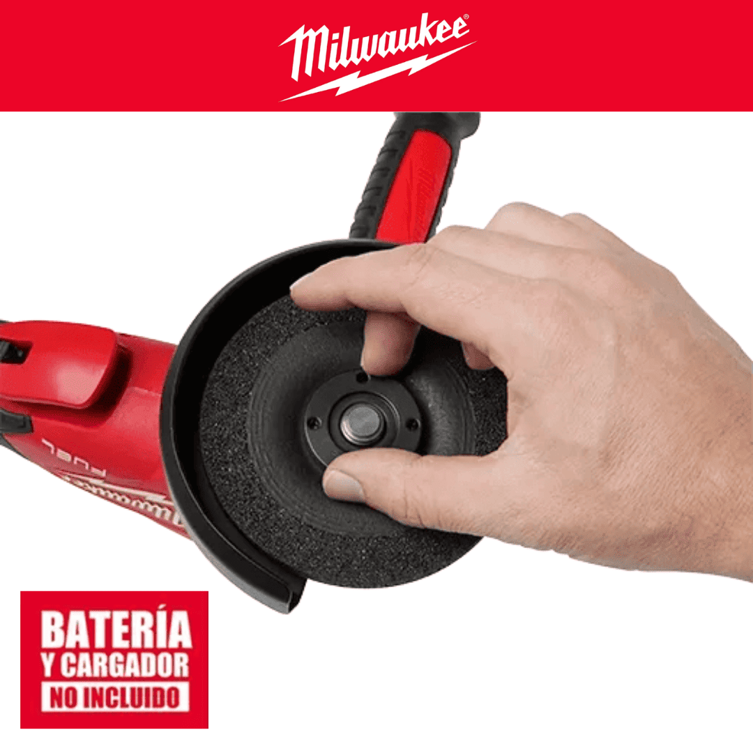 Amoladora fuel   4-1/2”- 5"  con interruptor MILWAUKEE 2888-20 - COD:100676 semi-nuevo