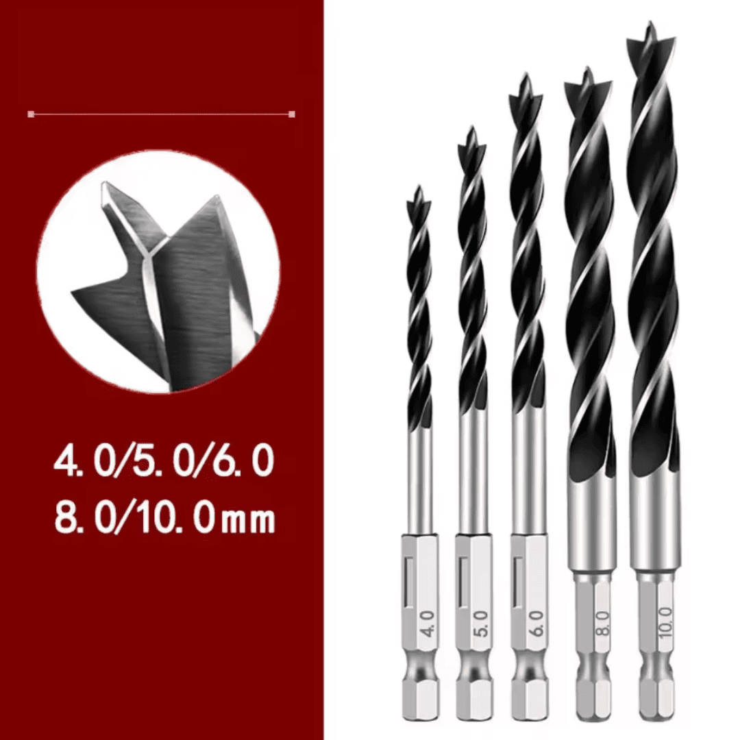 Juego de 5 Brocas para Madera - COD:100489
