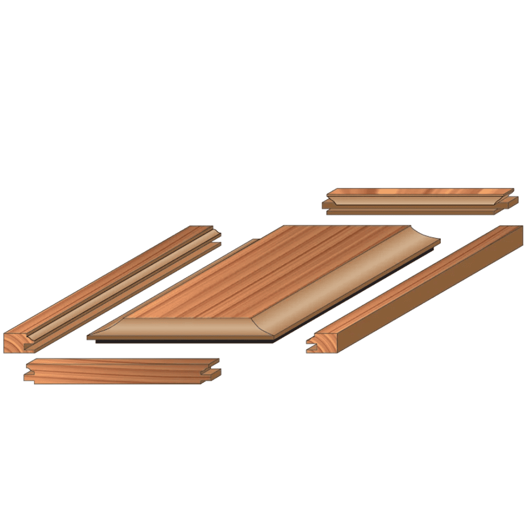 FREUD 97-102 Set 3 piezas FRESA PARA PUERTA - COD:100780