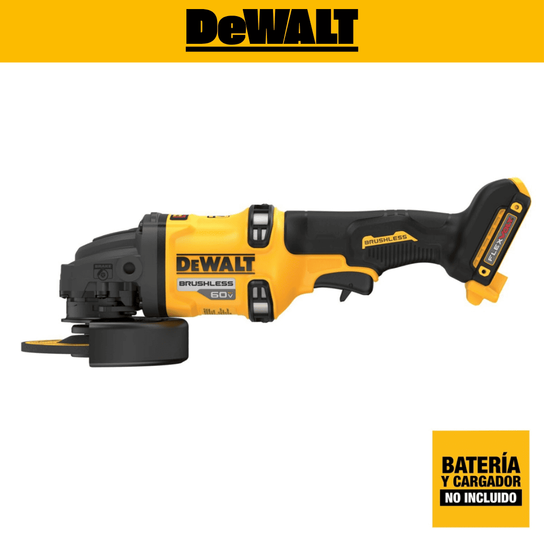 Amoladora 4-1/2" 60v xr flexvolt dewalt dcg418 - COD:100657
