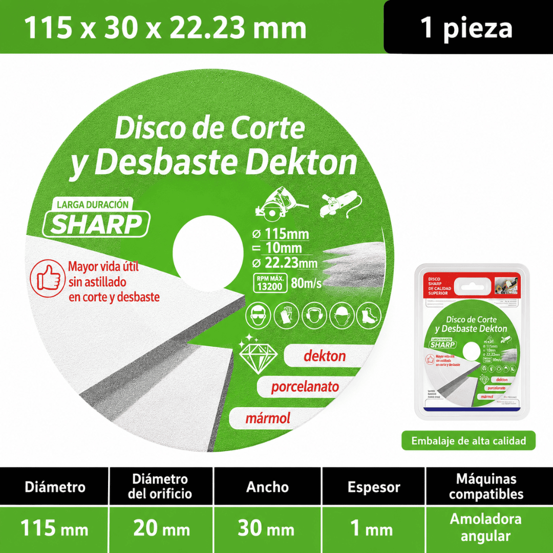 DISCO PROFESIONAL SUPERFINO - 115 MM - COD:101012