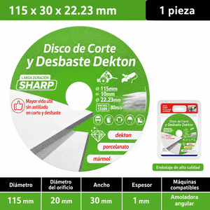 DISCO PROFESIONAL SUPERFINO - 115 MM - COD:101012