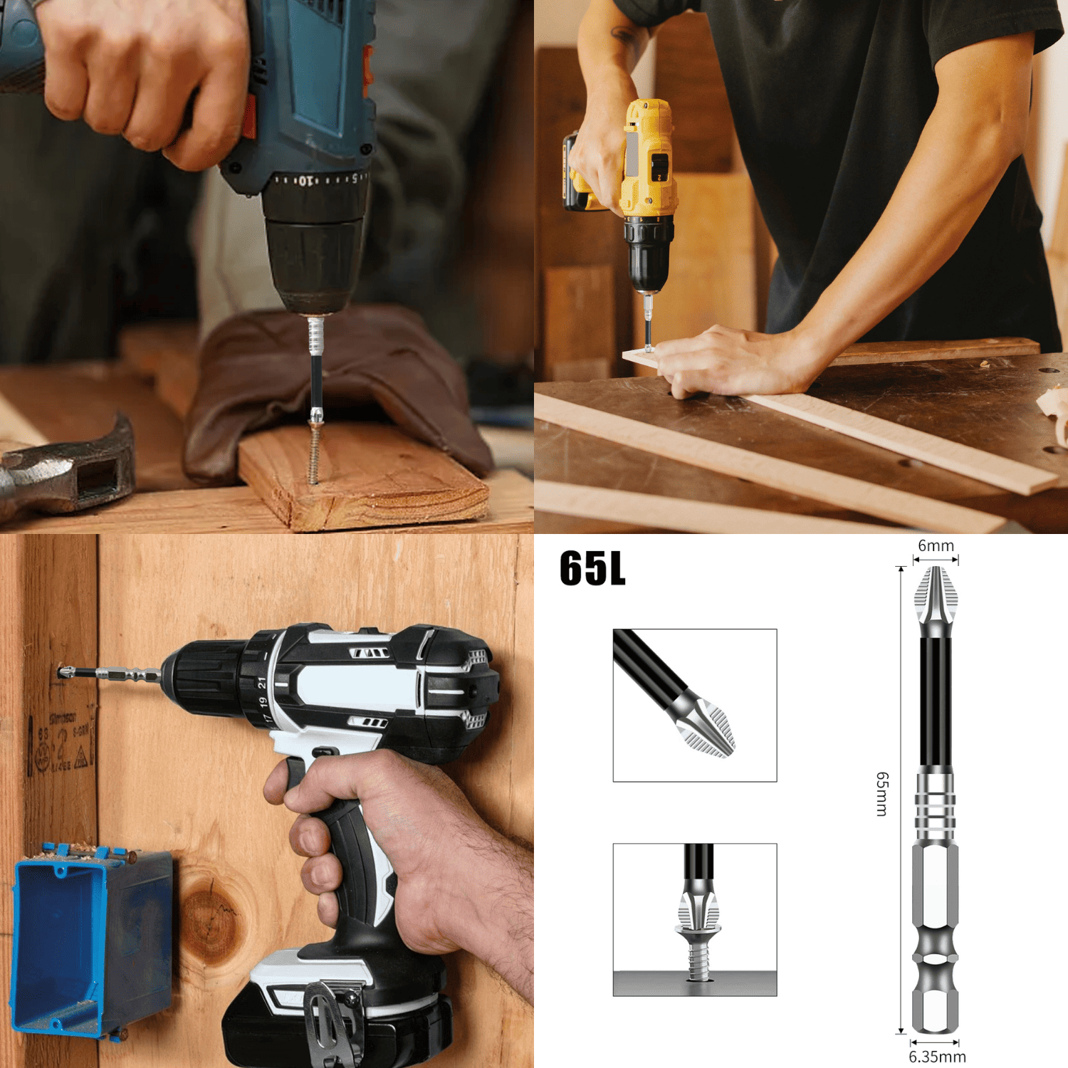 Punta PH2 de Impacto – 65 mm & 150 mm - COD:100427 - 100423