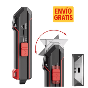 CUTTER RASCADOR  2 EN 1 + 10 hojas Repuesto - COD:100167