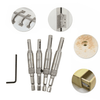 SET 2 & SET 4 BROCAS AUTO-CENTRADORA PARA BISAGRAS - COD:100478 - 100483