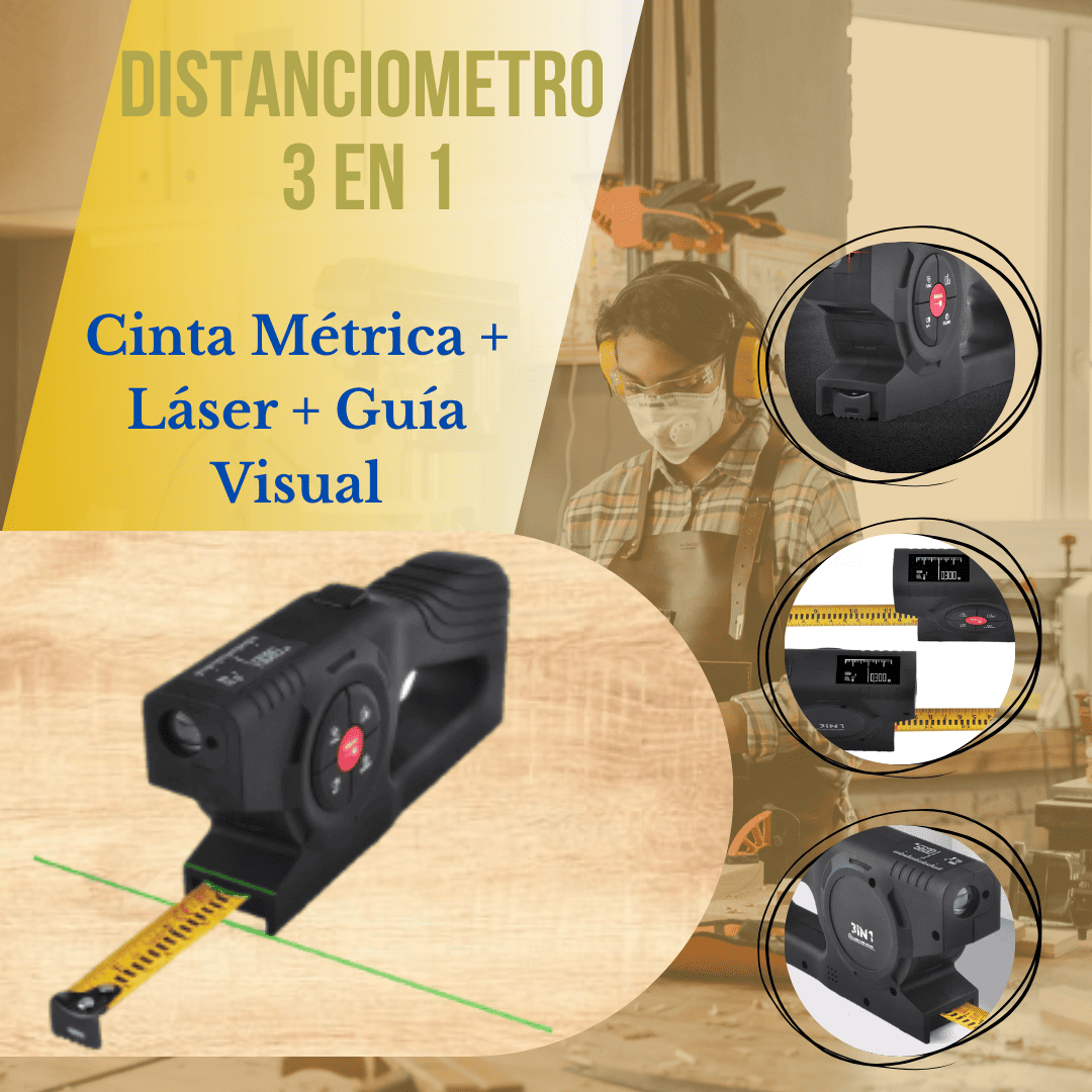 DISTANCIOMETRO 3 EN 1 - COD:100758