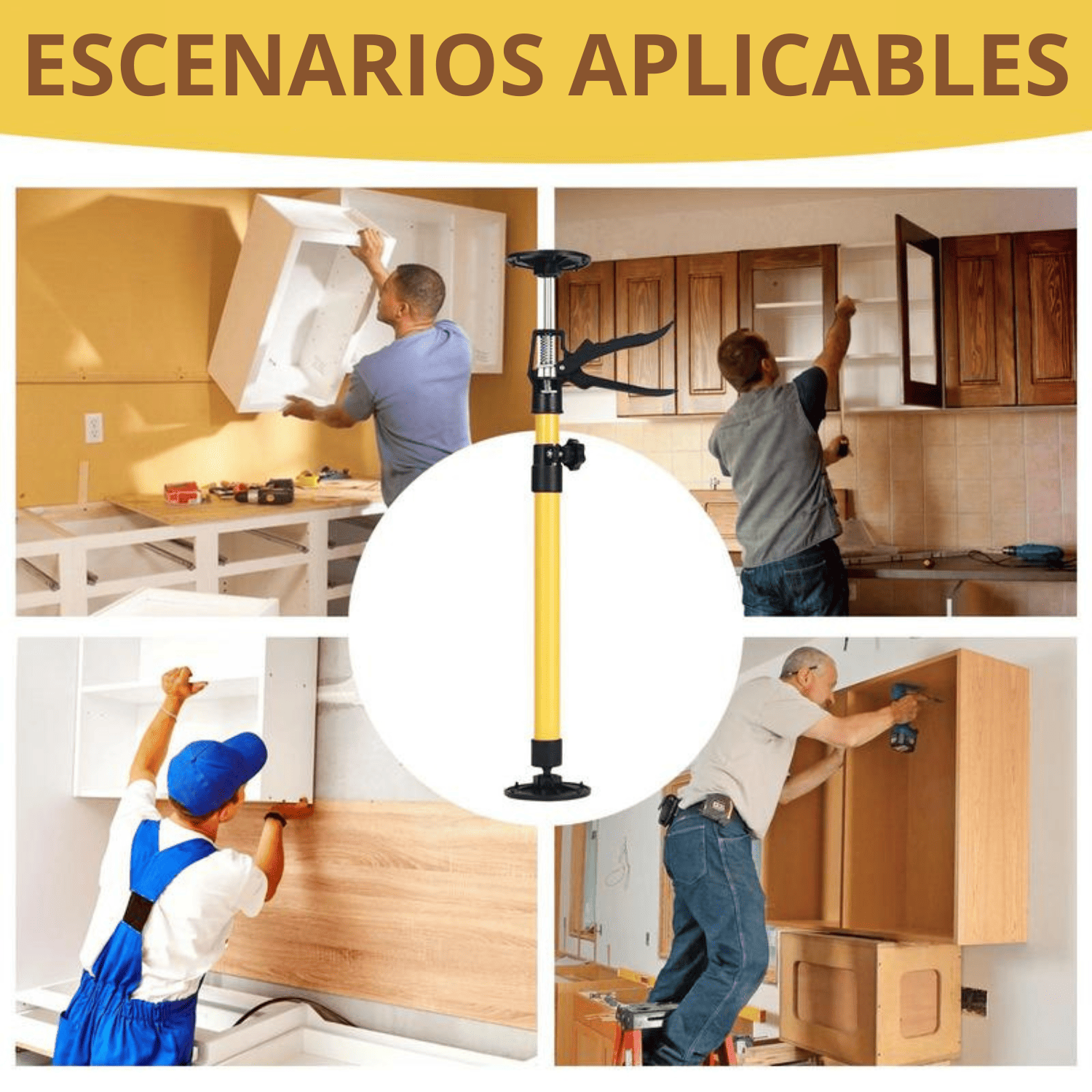BARRA DE SOPORTE TELESCOPICO – 40KG - COD:100061