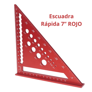 Escuadra Rápida 7’’ con Localizador de Brocas 3-15mm - (COD:100220 - 100221 - 100219)