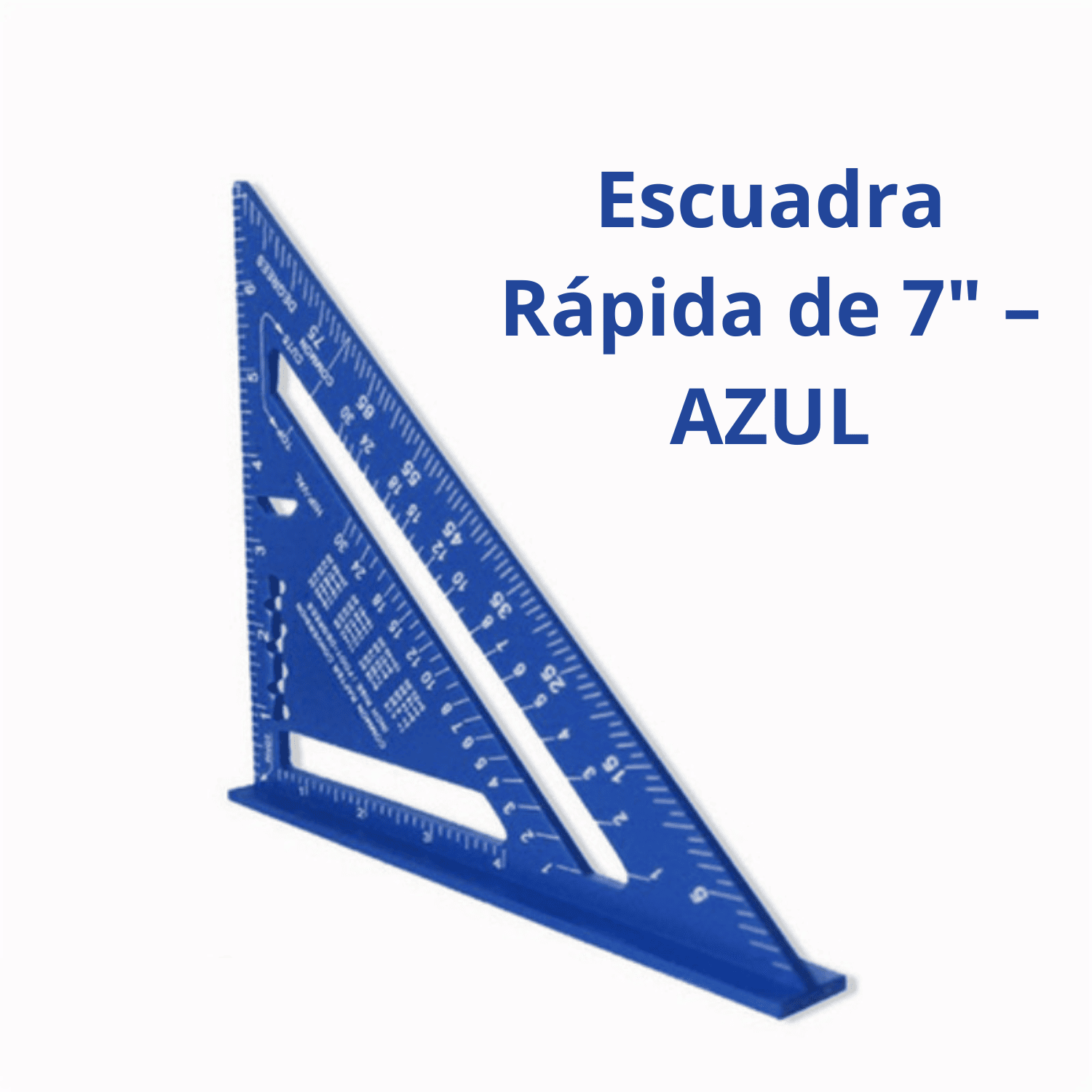 Escuadra Rápida de 7" Aluminio PRO - (COD:100222 - 100226)