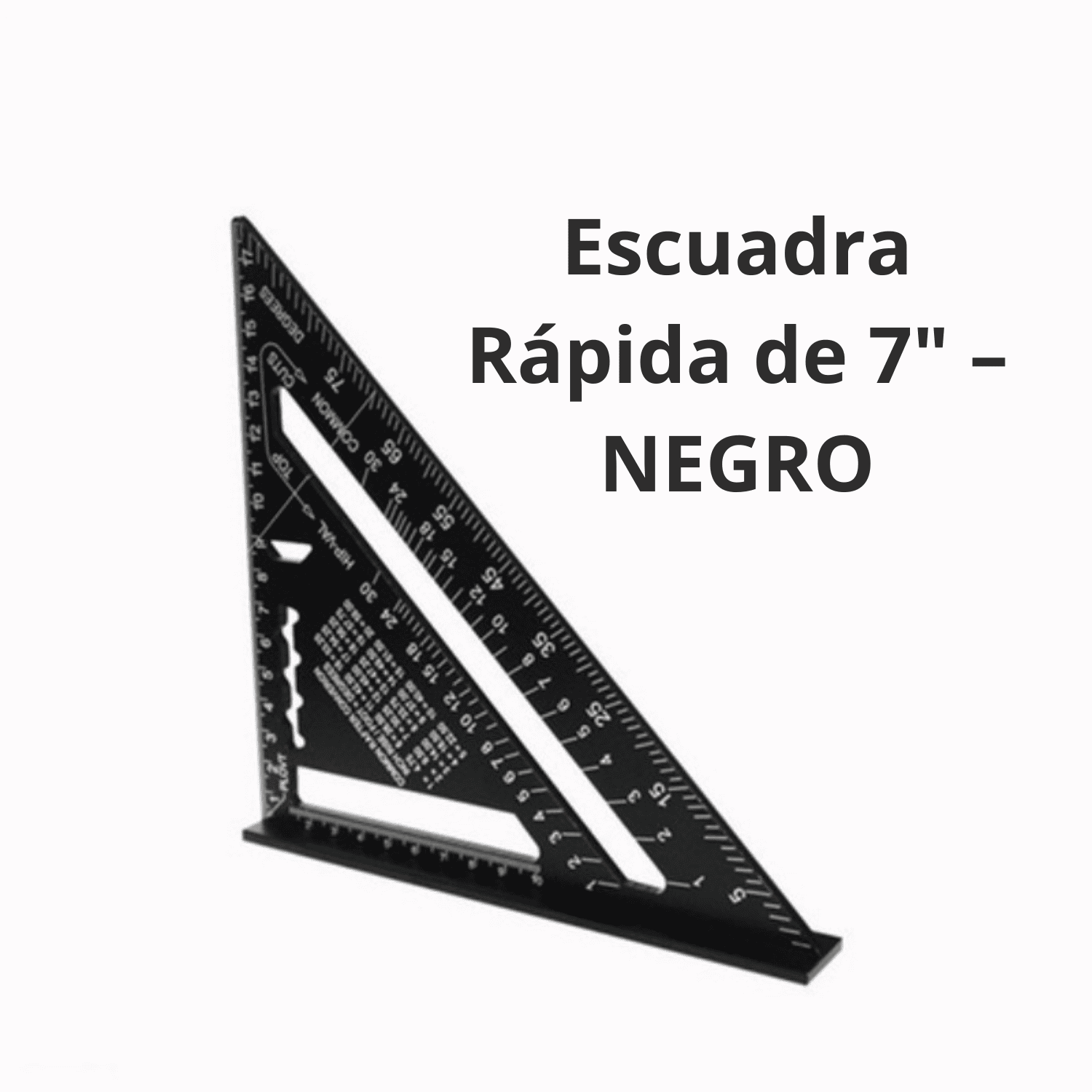 Escuadra Rápida de 7" Aluminio PRO - (COD:100222 - 100226)
