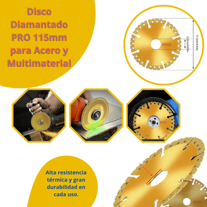 DISCO MULTIMATERIAL 115MM - COD:100183