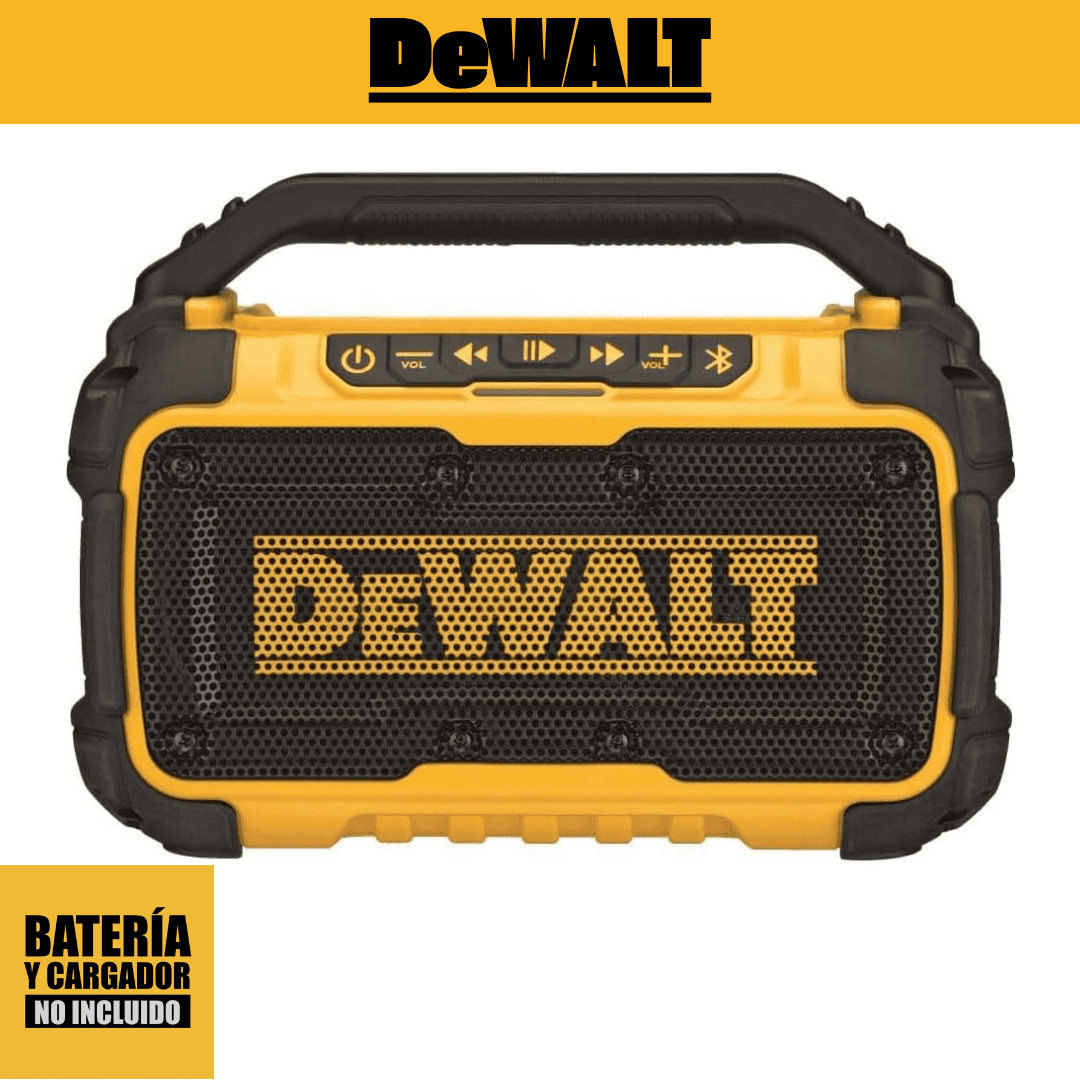 Parlante Altavoz 12V / 20V Bluetooth DCR010 Dewalt - COD:100725
