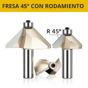 FRESA CORTE 45° CON RODAMIENTO - COD:100266