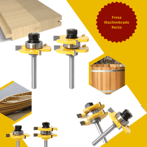 FRESA MACHIMBRADO RECTO VAST 1/4 - COD:100275