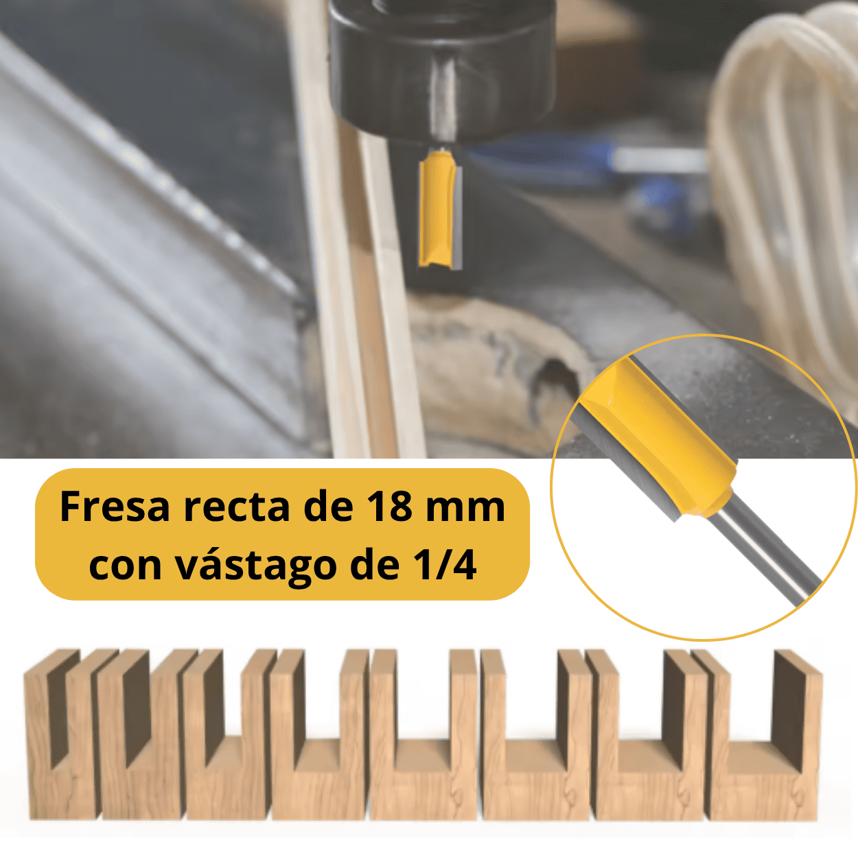 FRESA CORTE RECTO 18MM - COD:100270