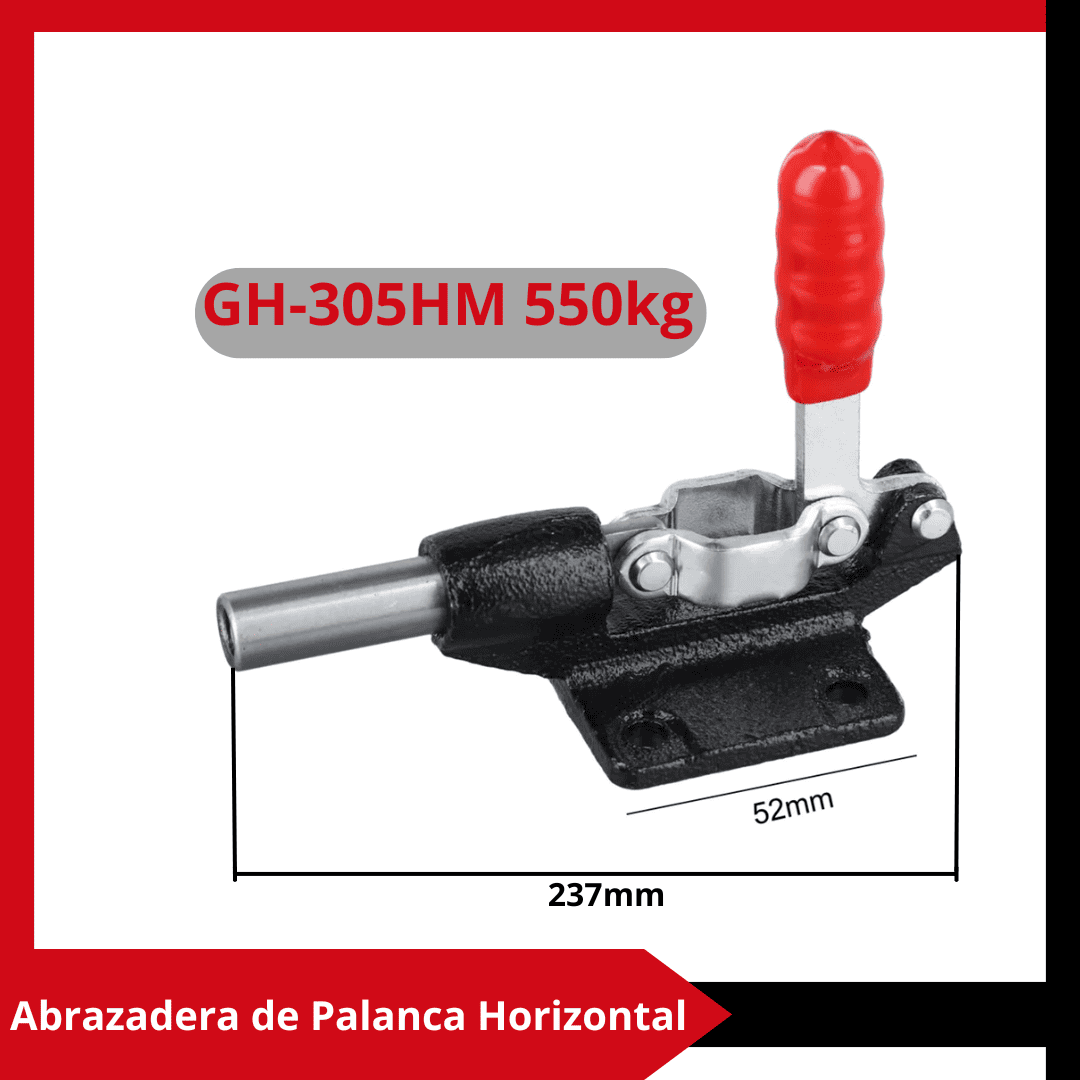 ABRAZADERA PALANCA HORIZ - (COD:100014 - 100017 - 100019 - 100015 - 100016 - 100018)