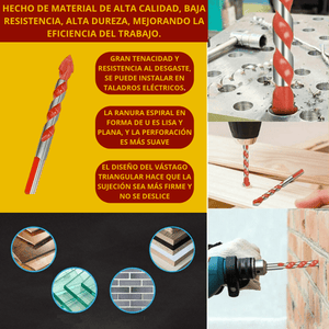 BROCA MULTIUSOS TRIANGULARES DE 3MM - COD:100114