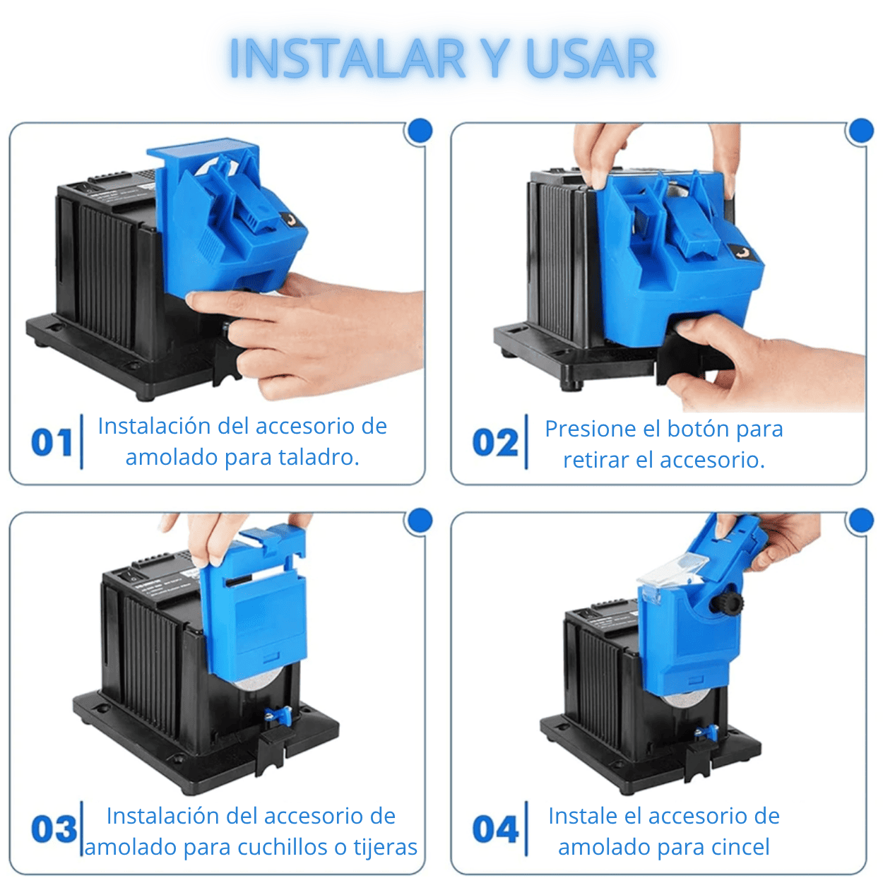 Afilador Eléctrico Multifuncional – COD:100044