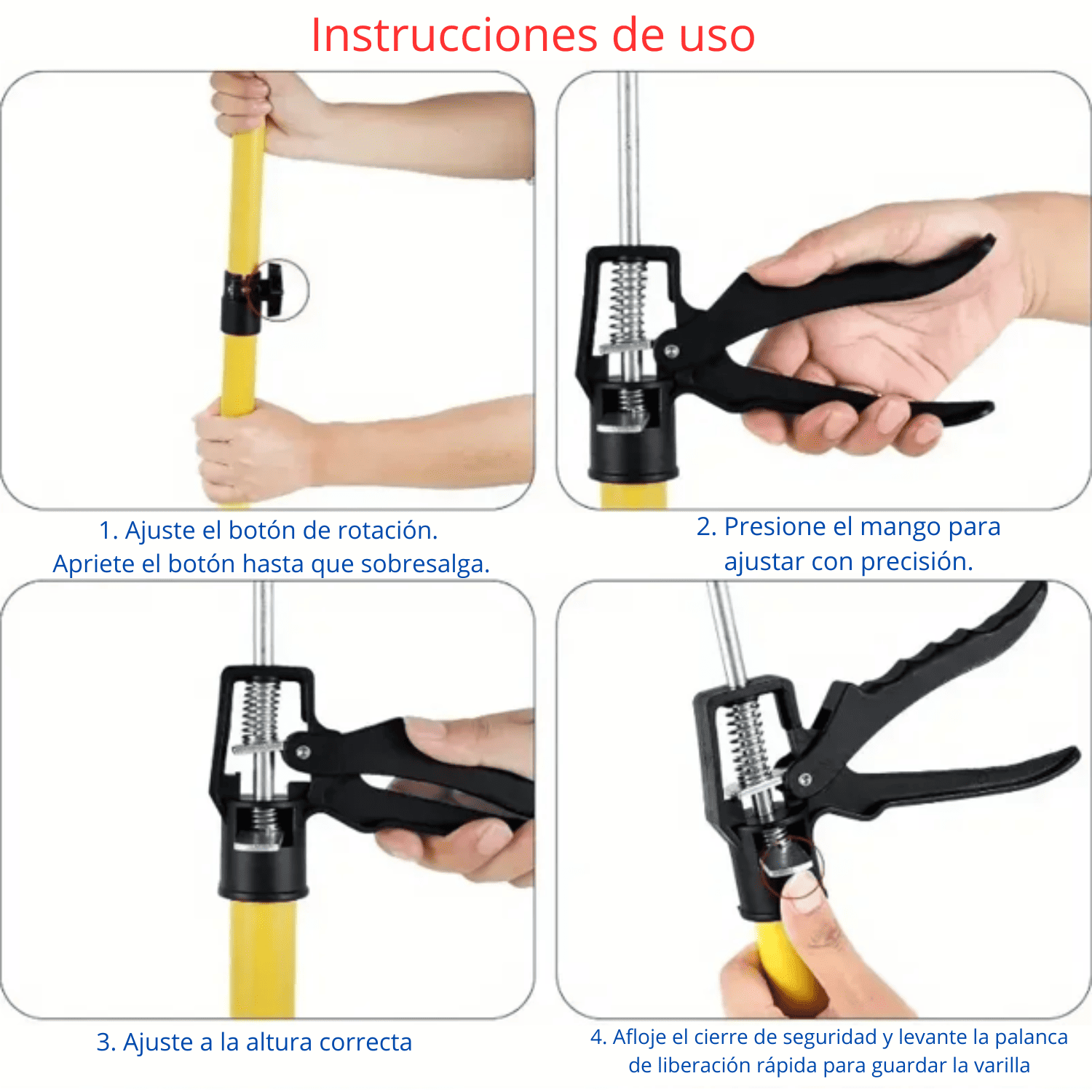 BARRA DE SOPORTE TELESCOPICO – 40KG - COD:100061