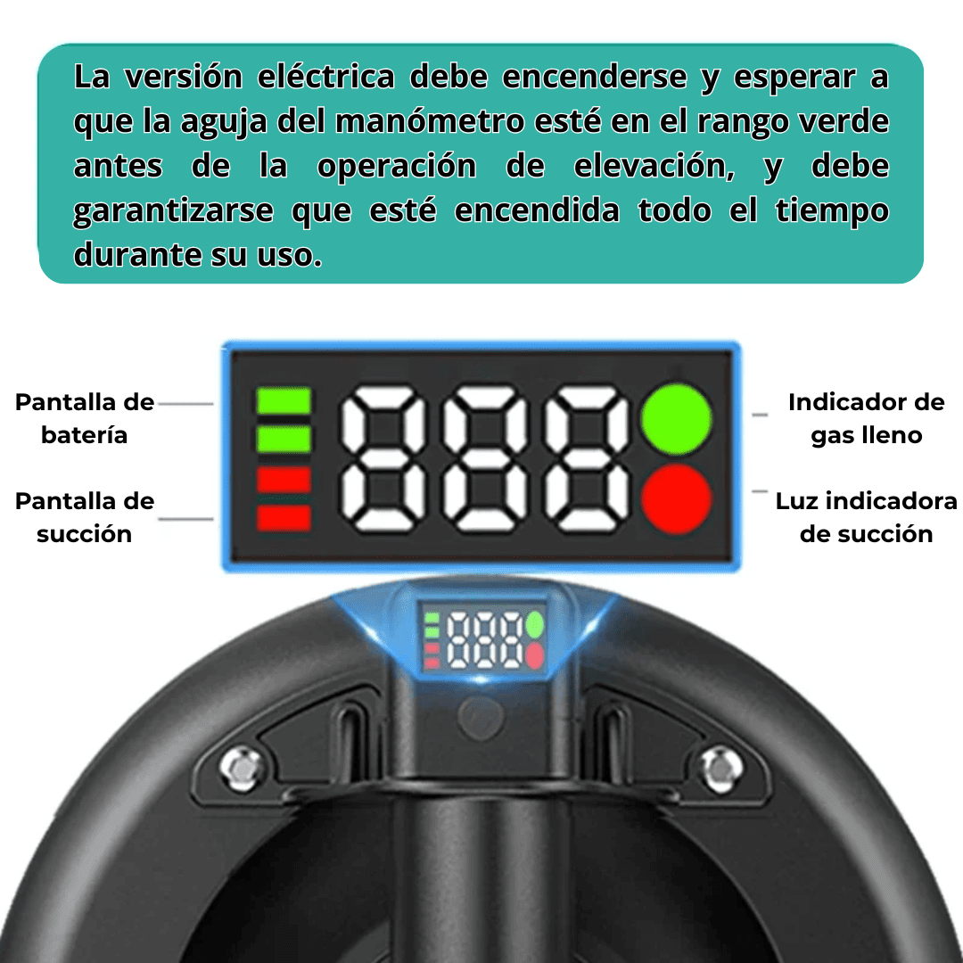 Ventosa Eléctrica Digital de 8" - COD:100604