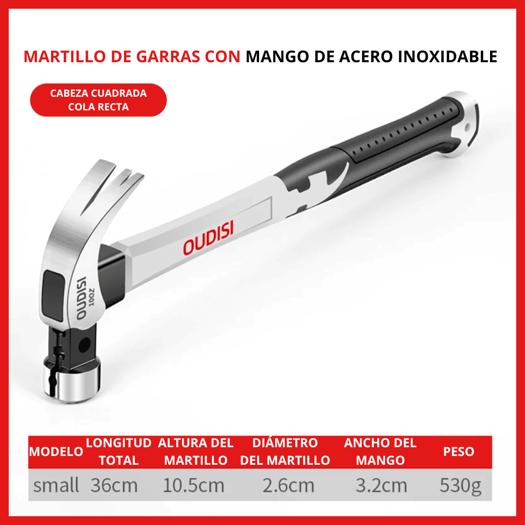 MARTILLO CON AGARRE MAGNETICO DE 36CM - COD:100347