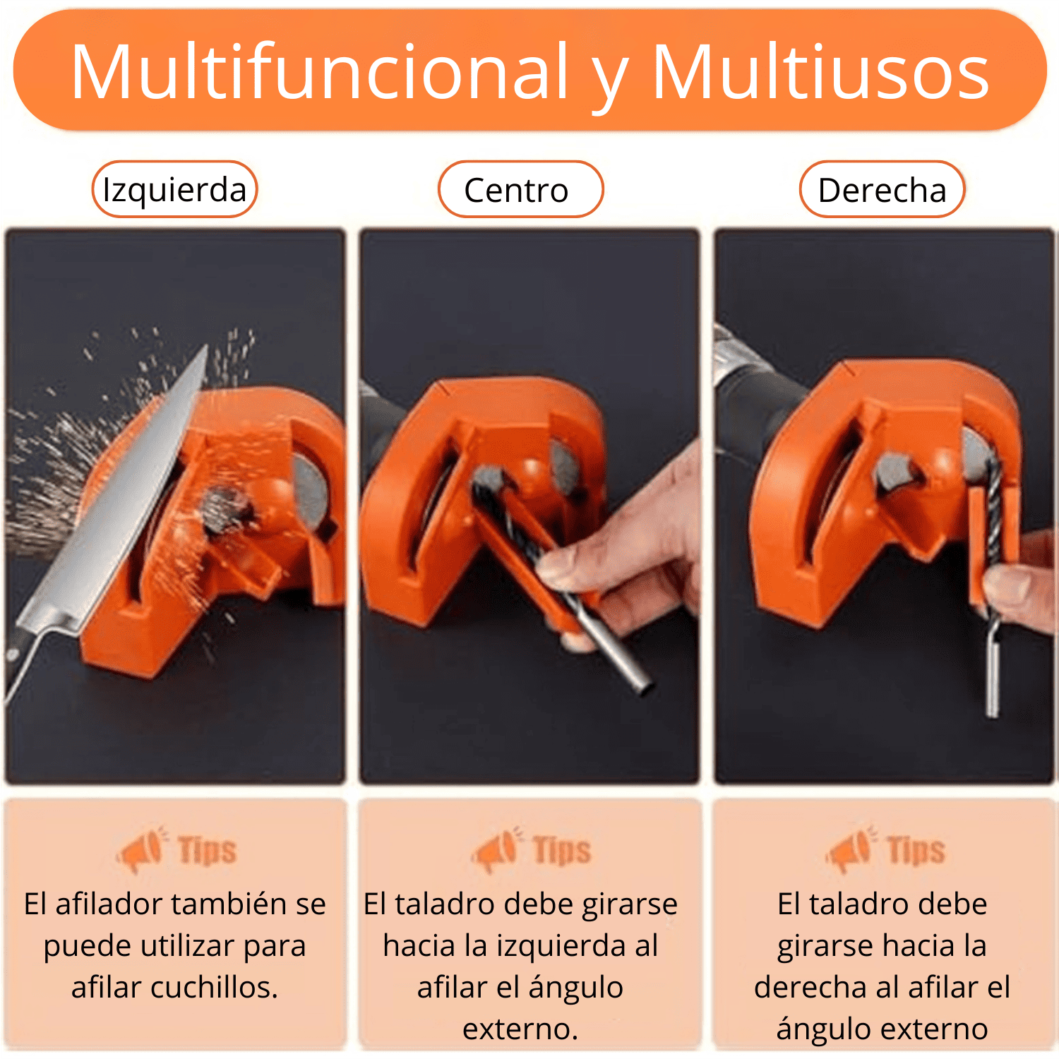 Afilador de Brocas de Doble Hoja – COD:100041