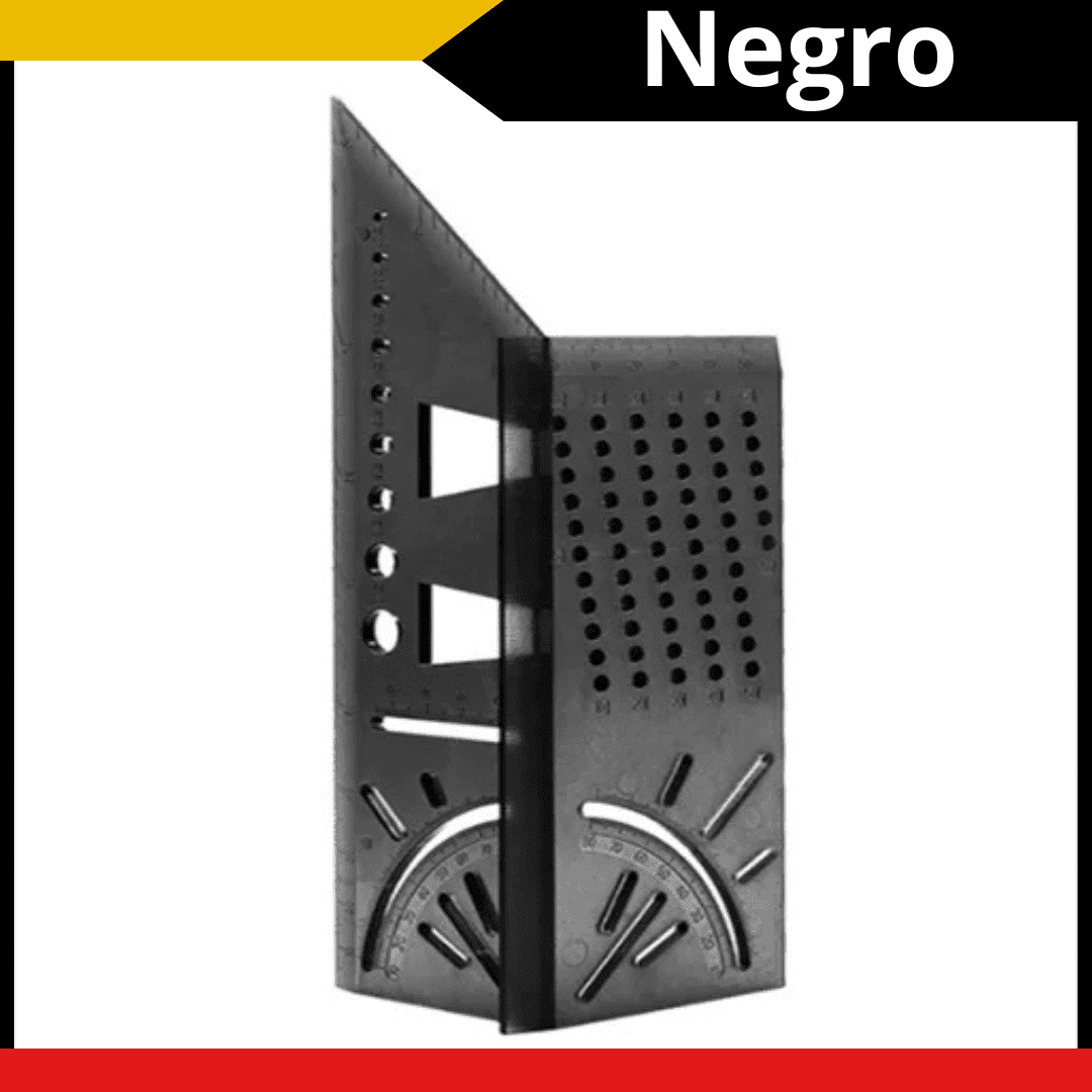 ESCUADRA 3D MULTIUSO ABS - ALUMINIO - COD:100206 - 100209