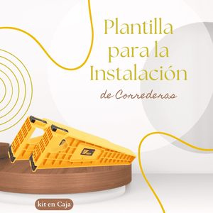 PLANTILLA PARA LA INSTALACIÓN DE CORREDERAS - COD:100396