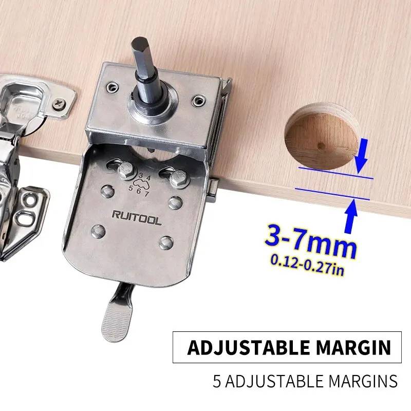 PLANTILLA DE ACERO PARA BISAGRAS - COD:100380