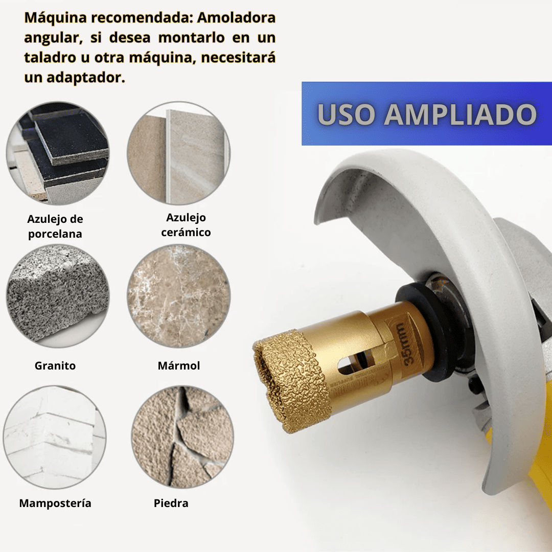 COPA DIAMANTADA ORO 35MM, 55MM & 110MM - (COD:100595 - 100596 - 100597)