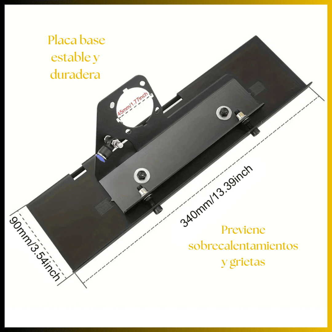 ADAPTADOR PRO 45° PARA AMOLADORA - Con Sistema de Abasto de Agua - COD:100036