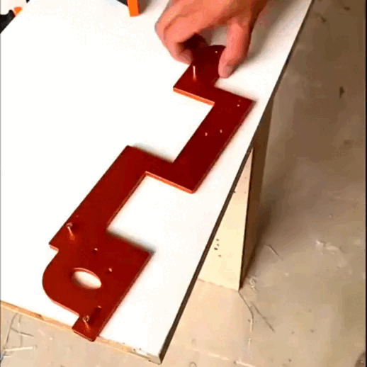 Plantilla de Ranura para Manijas Ocultas - En Aluminio - COD:100381