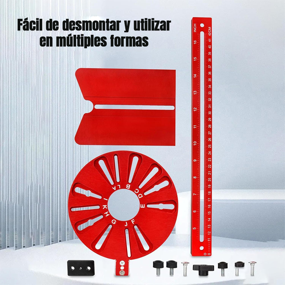 PLANTILLAS GUÍAS PARA ROUTER & FRESADORAS 53CM - COD:100385