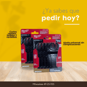 MILWAUKEE SET 5 SIERRAS PARA OSCILANTES( 49-25-1135) - COD:100571