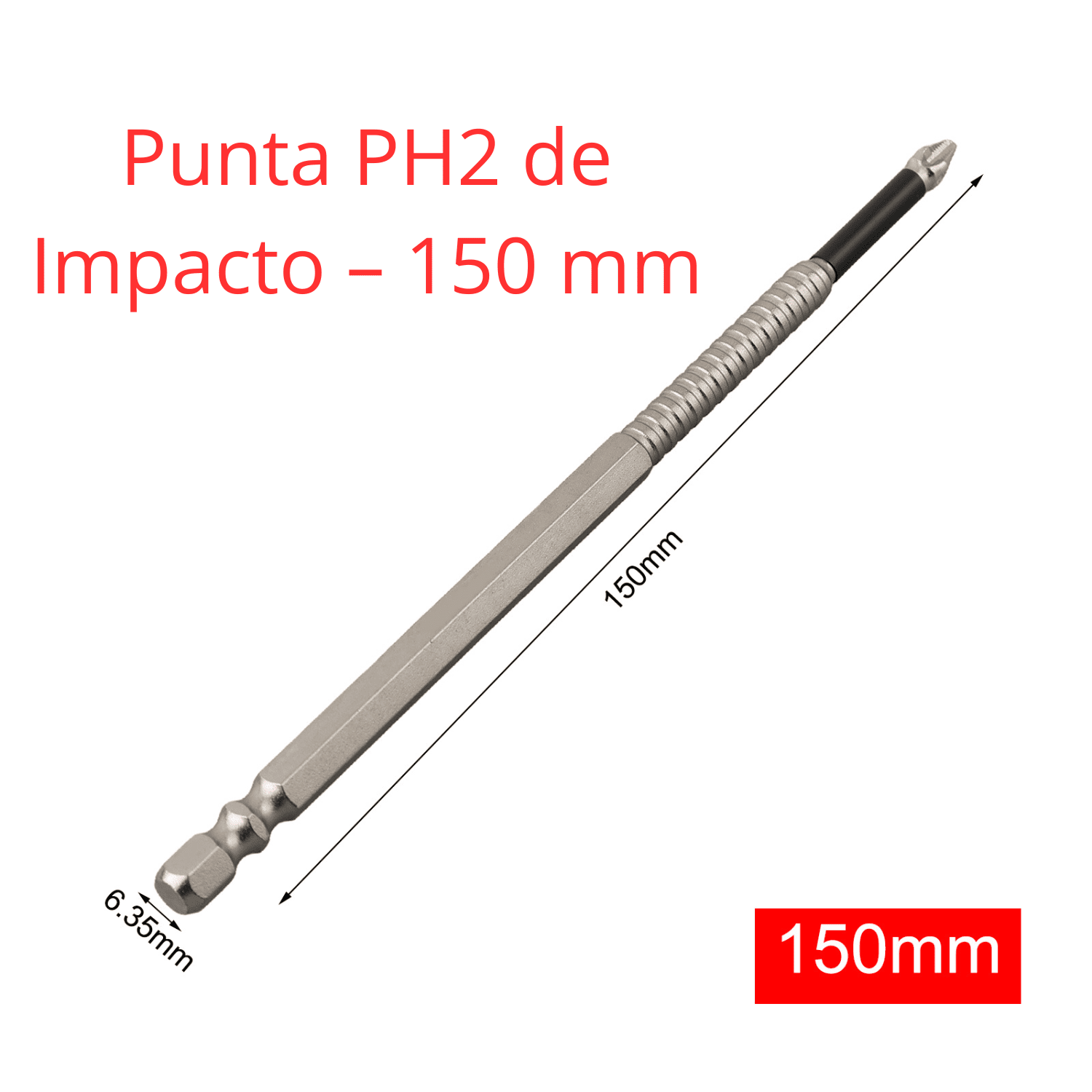 Punta PH2 de Impacto – 65 mm & 150 mm - COD:100427 - 100423