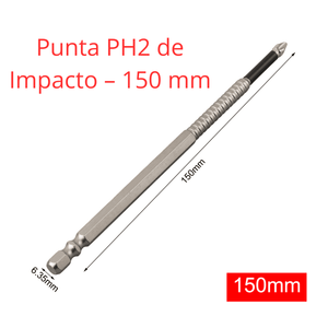 Punta PH2 de Impacto – 65 mm & 150 mm - COD:100427 - 100423